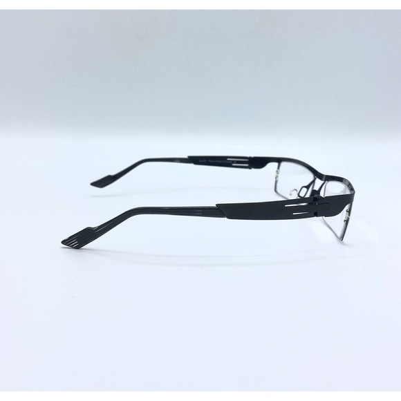 EYE DC V560 001 Black Metal Rectangular Eyeglass Frames 49-19 Made in France - Picture 4 of 7